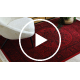 ORIENT 6039 килим бордо / черен Рамка, розетка, ориенталска, с ресни