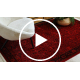 ORIENT 5125 килим бордо / черен Рамка, класическа, украшение, с ресни